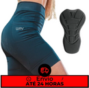 Bermuda Ciclista Feminina Confort Pro – Forro em Espuma | Proteção UV 50+ | 2 Bolsos Laterais