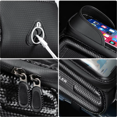 Bolsa para Bicicleta MTB com Suporte para Celular Touch e Impermeável
