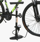 Bomba de Encher Pneu para Bicicleta com Manômetro – 160 psi, Bico Duplo e Adaptadores