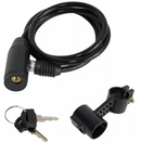 Cadeado Bicicleta Anti Furto  Paco 6mm X 1mt Com Chave