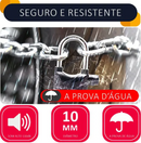 Cadeado Bicicleta com Alarme 110dB – Trava Bike e Moto Antifurto 