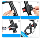 Cadeado Bike Antifurto com Chave