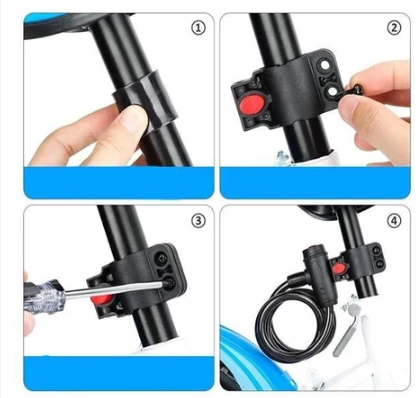 Cadeado Bike Antifurto com Chave