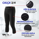 Calça Masculina Compressão Pro Combat DryFit Ciclismo Corrida Fitness – Conforto Total e Alta Performance