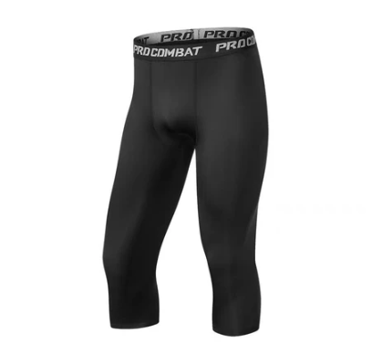 Calça Masculina Compressão Pro Combat DryFit Ciclismo Corrida Fitness – Conforto Total e Alta Performance