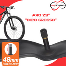 Câmara De Ar 2 unidades Mtb Aro 29 Bico Grosso 48mm Original Com Nf