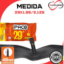 Câmara De Ar 2 unidades Mtb Aro 29 Bico Grosso 48mm Original Com Nf