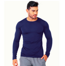 Camisa UV Masculina Manga Longa Segunda Pele Térmica Proteção Solar 50+ Esportes Outdoor