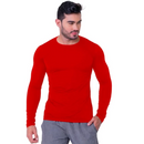 Camisa UV Masculina Manga Longa Segunda Pele Térmica Proteção Solar 50+ Esportes Outdoor