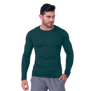 Camisa UV Masculina Manga Longa Segunda Pele Térmica Proteção Solar 50+ Esportes Outdoor