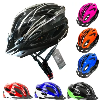 Capacete Ciclismo com LED – Capacete Ciclista Masculino e Feminino com Regulagem