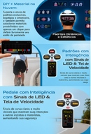 Capacete de Bicicleta Inteligente com Seta e Display Personalizavel