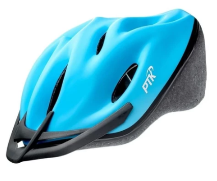 Capacete para Bike PTK Unissex – Leve, Ventilado e com Viseira Ajustável