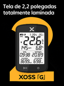 Ciclocomputador XOSS G2 / G2+ GPS Ciclismo Rastreador Odômetro
