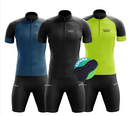 Conjunto Ciclismo Masculino Roupa Ciclismo Masculino, Roupa Ciclismo Way Fresh – Camisa UV + Bermuda com Forro em Espuma