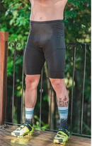 Conjunto Ciclismo Masculino Roupa Ciclismo Masculino, Roupa Ciclismo Way Fresh – Camisa UV + Bermuda com Forro em Espuma