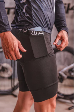 Conjunto Ciclismo Masculino Roupa Ciclismo Masculino, Roupa Ciclismo Way Fresh – Camisa UV + Bermuda com Forro em Espuma