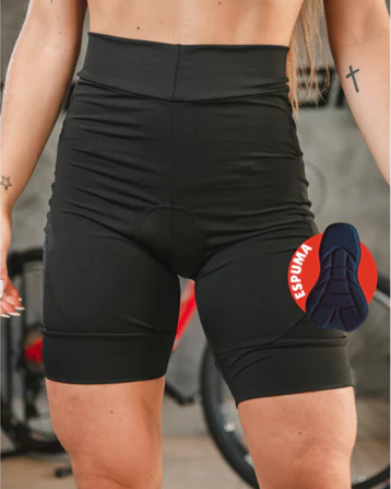 Conjunto Ciclista Feminino Way Fresh – Camisa UV+ e Bermuda com Espuma Densidade 70