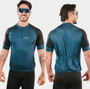 Conjunto Ciclismo Masculino Roupa Ciclismo Masculino, Roupa Ciclismo Way Fresh – Camisa UV + Bermuda com Forro em Espuma