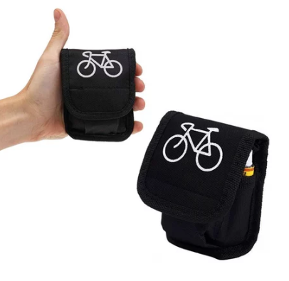 Kit De Manutenção Reparo E Remendo P/ Bike Bicicletas Chave Allen + Bolsa Selim Banco Porta Objetos
