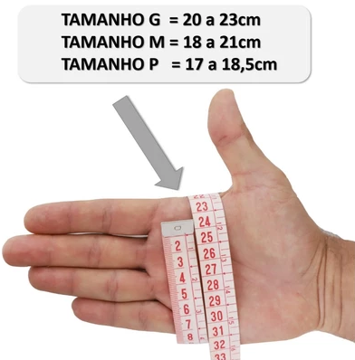 Luva Unissex para Ciclista com Reforço Anti-impacto e Munhequeira Ajustável
