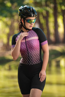 Macaquinho Ciclismo Feminino Forro Espuma Confortável com Bolsos e Proteção UV – Zero Transparência