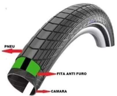 Par Fita Antifuro Bike Proteção Pneu Bicicleta