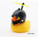 Patinho Amarelo Peça Decoração De Carro De Pato Amarelo – Capacete Fofo E Acessório De Bicicleta , Brinquedo De Banho Para Diversão