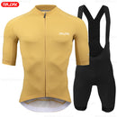 Youth Bike Shirts Men Summer Short Sleeve Cycling Jersey Set MTB Maillot Ropa Ciclismo Bicycle Wear Breathable Cycling Clothing