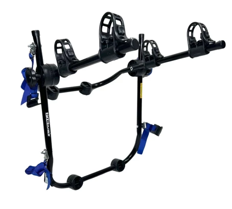 Suporte para bike Transbike 2 bicicletas POP Preto tira Azul Novo